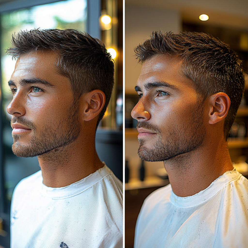 Detailaufnahme von perfektem Augen-Make-up und Wimpern – Go Glow Glam