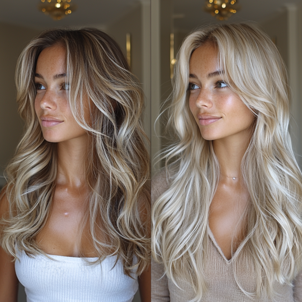 Detailaufnahme von perfektem Augen-Make-up und Wimpern – Go Glow Glam