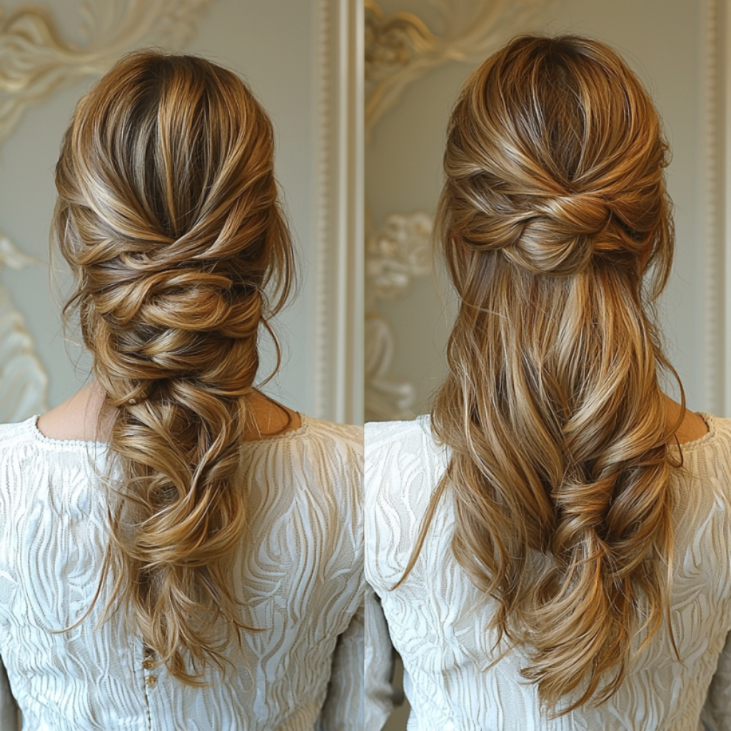 Blondes Glamour-Updo mit voluminöser Hochsteckfrisur – Go Glow Glam