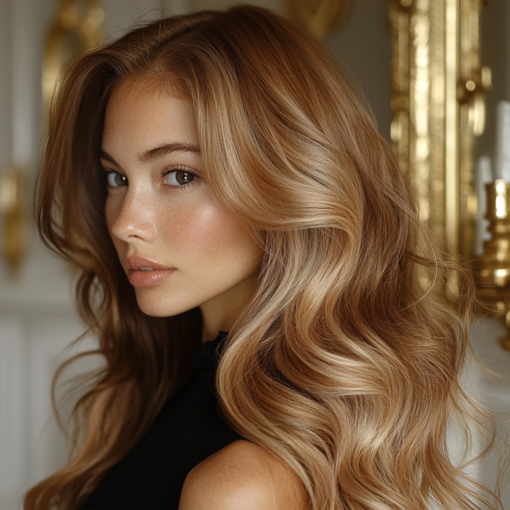 Blondes Glamour-Updo mit voluminöser Hochsteckfrisur – Go Glow Glam